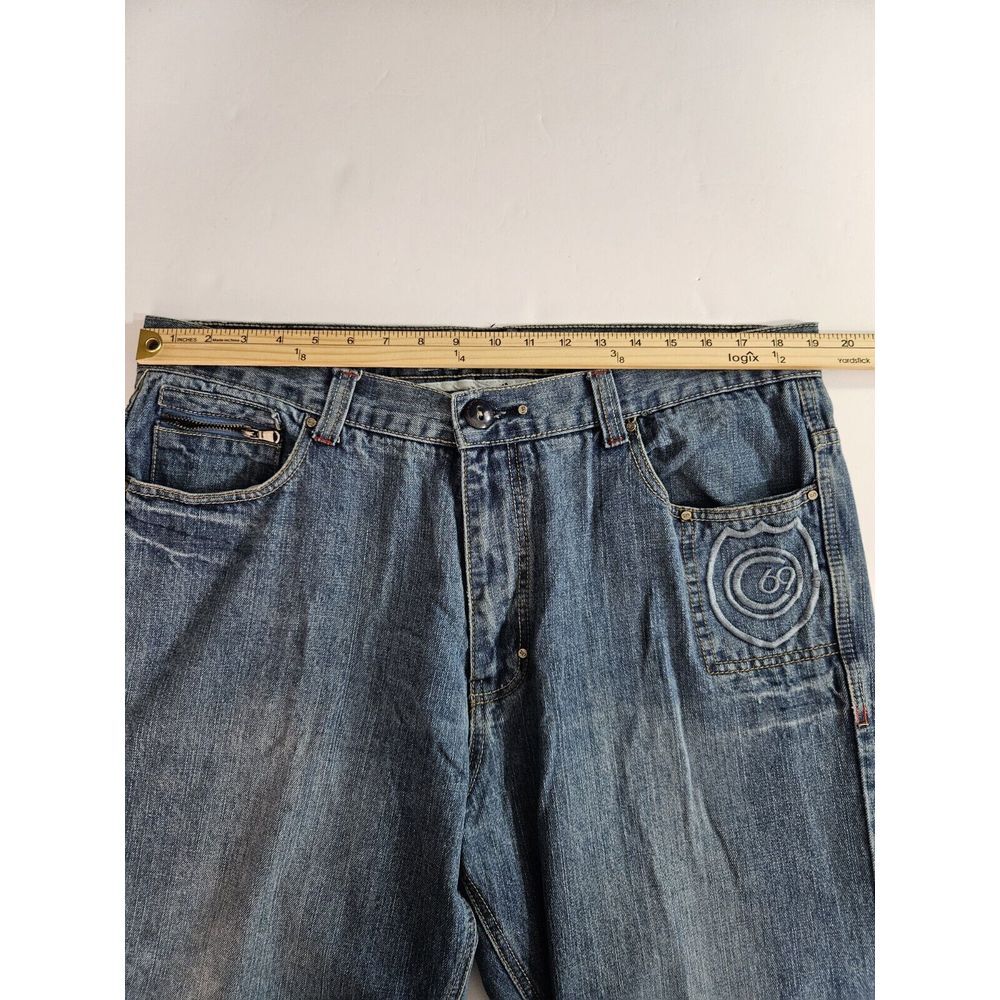 Coogi Australia Men's C69 Embroidered‎  Baggy Jeans 38x32 - Picture 13 of 15